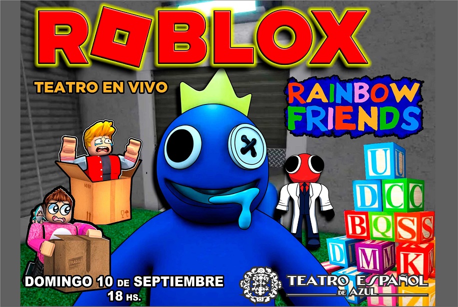 Llega Roblox Rainbow Friends al escenario de ATE Casa España - Telefe  Santa Fe